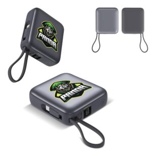 Nova Powerbank 22,5 W Power Delivery mit integrierten Kabeln 10.000 mAh