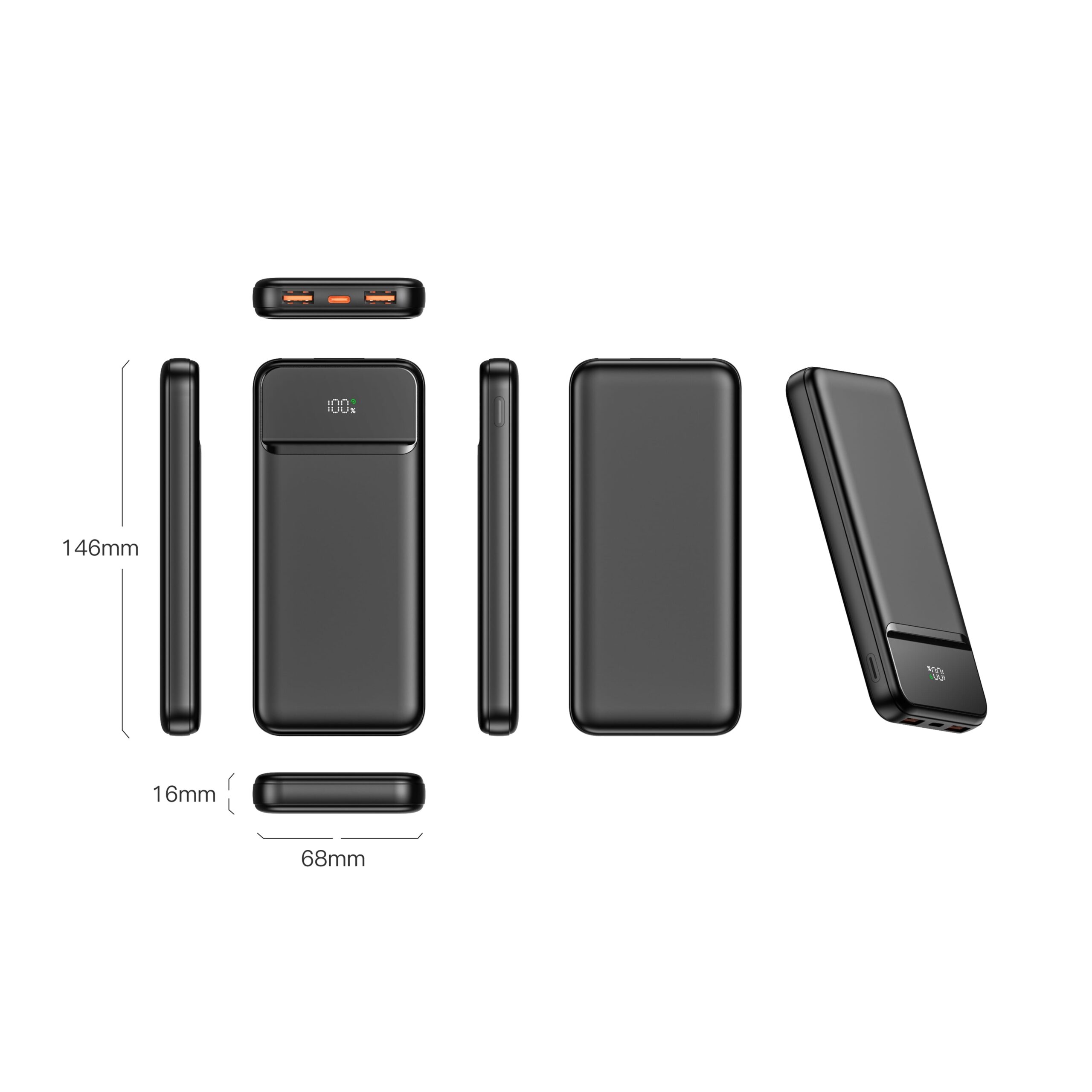 Nolu Powerbank mit LED-Anzeige 10.000 mAh – Bild 3