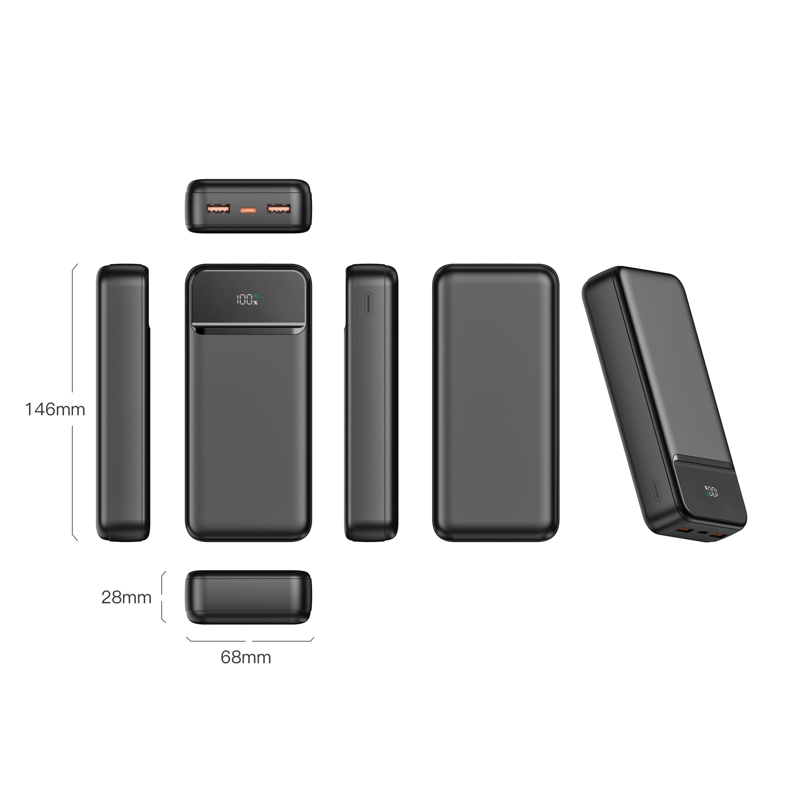 Nolu Powerbank mit LED-Anzeige 20000 mAh – Bild 4