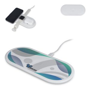 3-in-1 15 W Drahtloses Ladegerät für Handys, Apple Watch und AirPods.