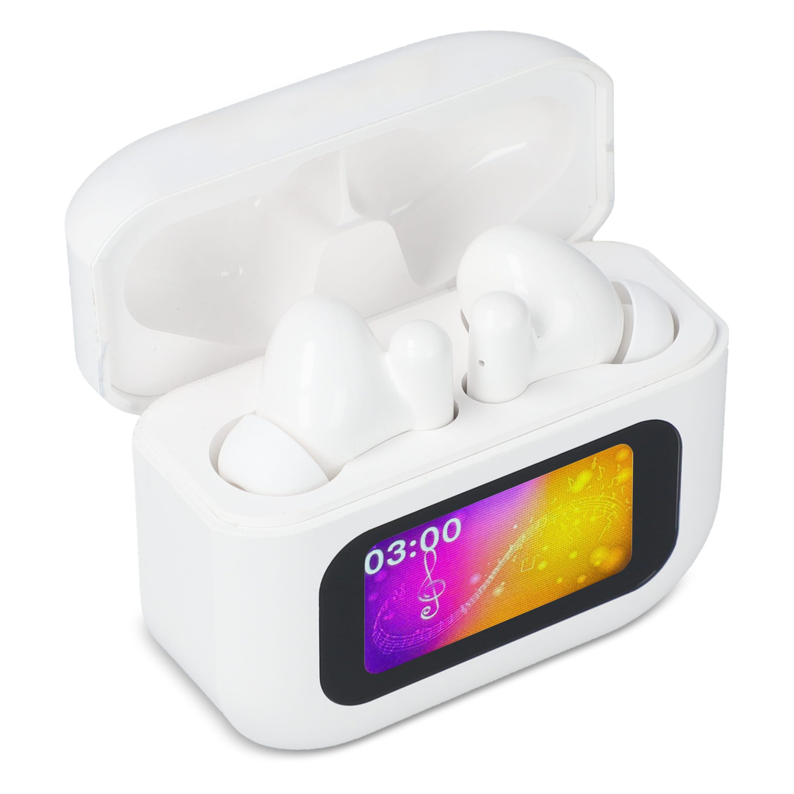 Kabellose ANC-Earbuds mit LCD-Touchscreen-Steuerung – Bild 2
