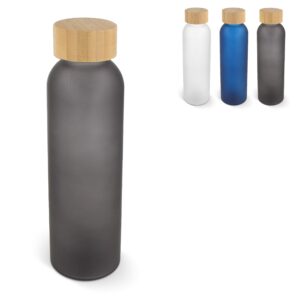 Wasserflasche Glas & Bambus 500ml