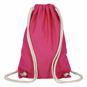Event-Bag aus Baumwolle, pink