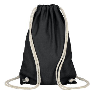 Event-Bag aus Baumwolle, schwarz
