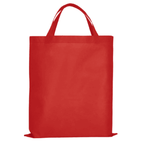 PP-Tasche CLASSIC mit zwei kurzen Henkeln, rot