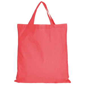 Baumwolltasche CLASSIC mit zwei kurzen Henkeln, lachs