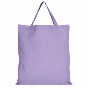 Baumwolltasche CLASSIC mit zwei kurzen Henkeln, lavendel