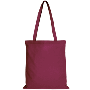 Baumwolltasche CLASSIC mit zwei langen Henkeln, bordeaux