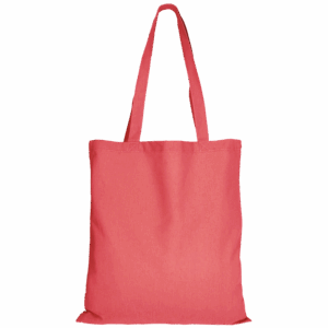 Baumwolltasche CLASSIC mit zwei langen Henkeln, lachs