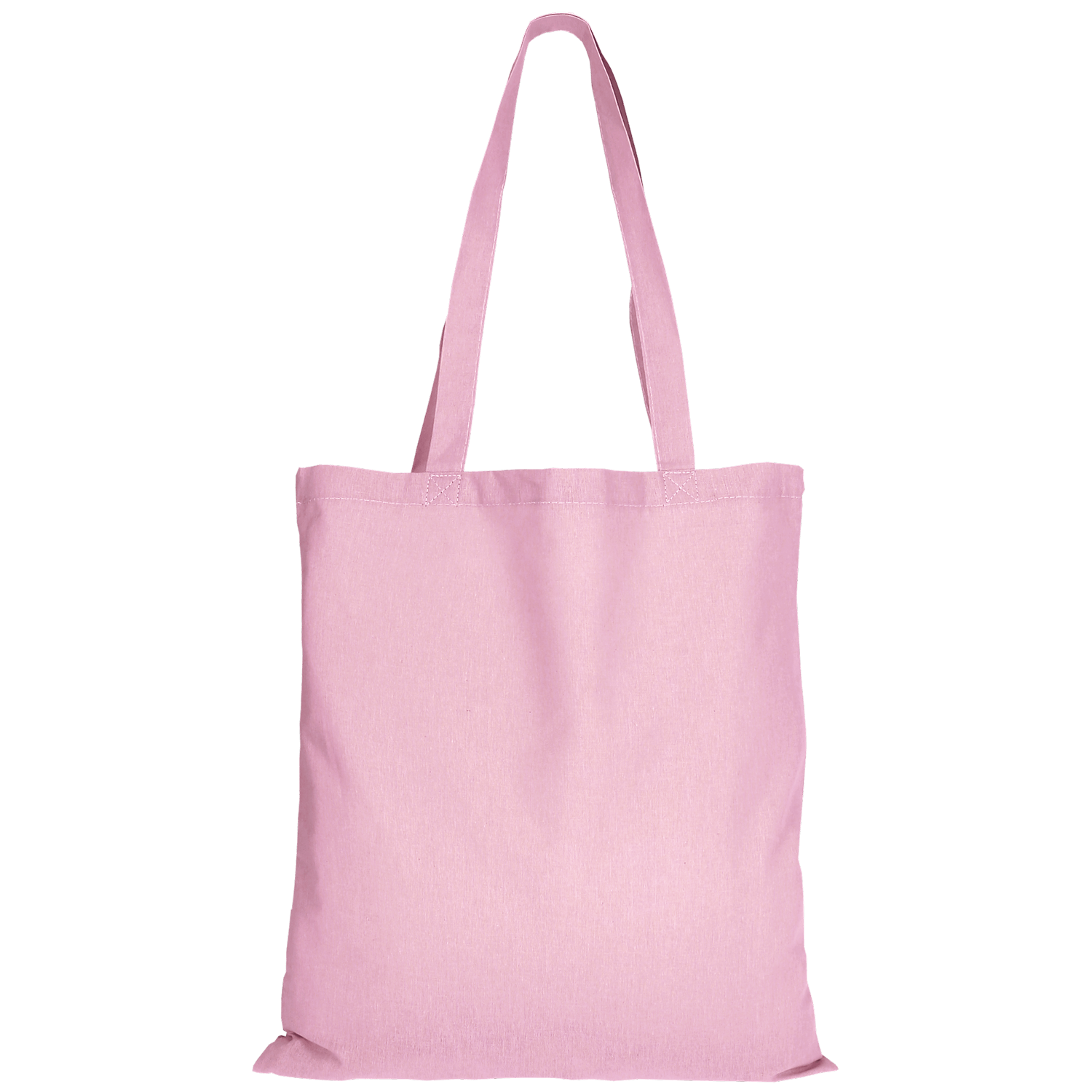 Baumwolltasche CLASSIC mit zwei langen Henkeln, rosa