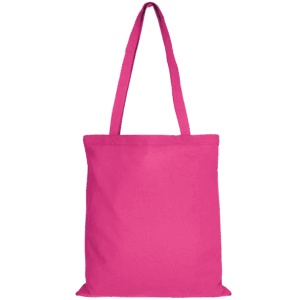 Baumwolltasche CLASSIC mit zwei langen Henkeln, pink
