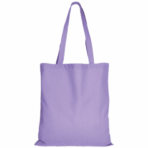 Baumwolltasche CLASSIC mit zwei langen Henkeln, lavendel