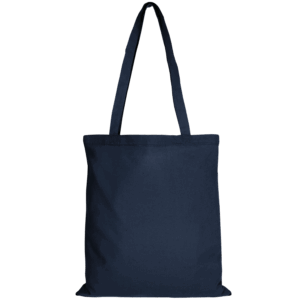Baumwolltasche CLASSIC mit zwei langen Henkeln, dunkelblau