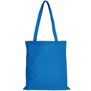 Baumwolltasche CLASSIC mit zwei langen Henkeln, hellblau
