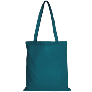 Baumwolltasche CLASSIC mit zwei langen Henkeln, petrol