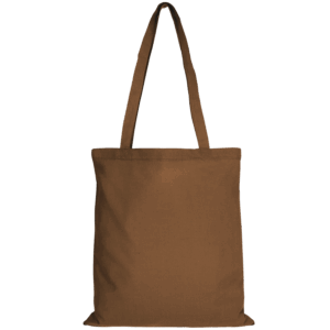 Baumwolltasche CLASSIC mit zwei langen Henkeln, braun
