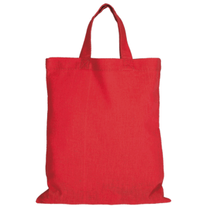 Midi – Baumwolltasche, rot