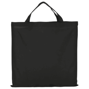 QUADRATISCH, PRAKTISCH, GUT – Baumwolltasche, schwarz