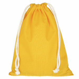 Zuziehbeutel aus Baumwolle, 25 x 30 cm