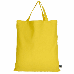 Tasche aus Fairtrade-zertifizierter Baumwolle mit zwei kurzen Henkeln