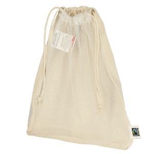 Netzbeutel aus Fairtrade-zertifizierter Baumwolle, 25 x 30 cm
