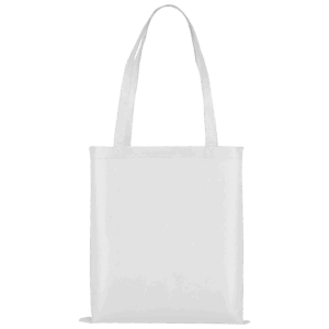 PP-Tasche Classic mit zwei langen Henkeln, weiß